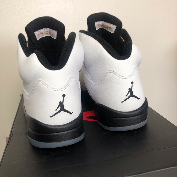 Air Jordan 5 V Retro Gold Medal Coin Olympic Men main image 4